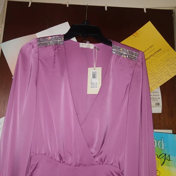 RAMY BROOK Foxy Embellished Cuff Dress 🆕 Size 00 - Picture 10 of 16